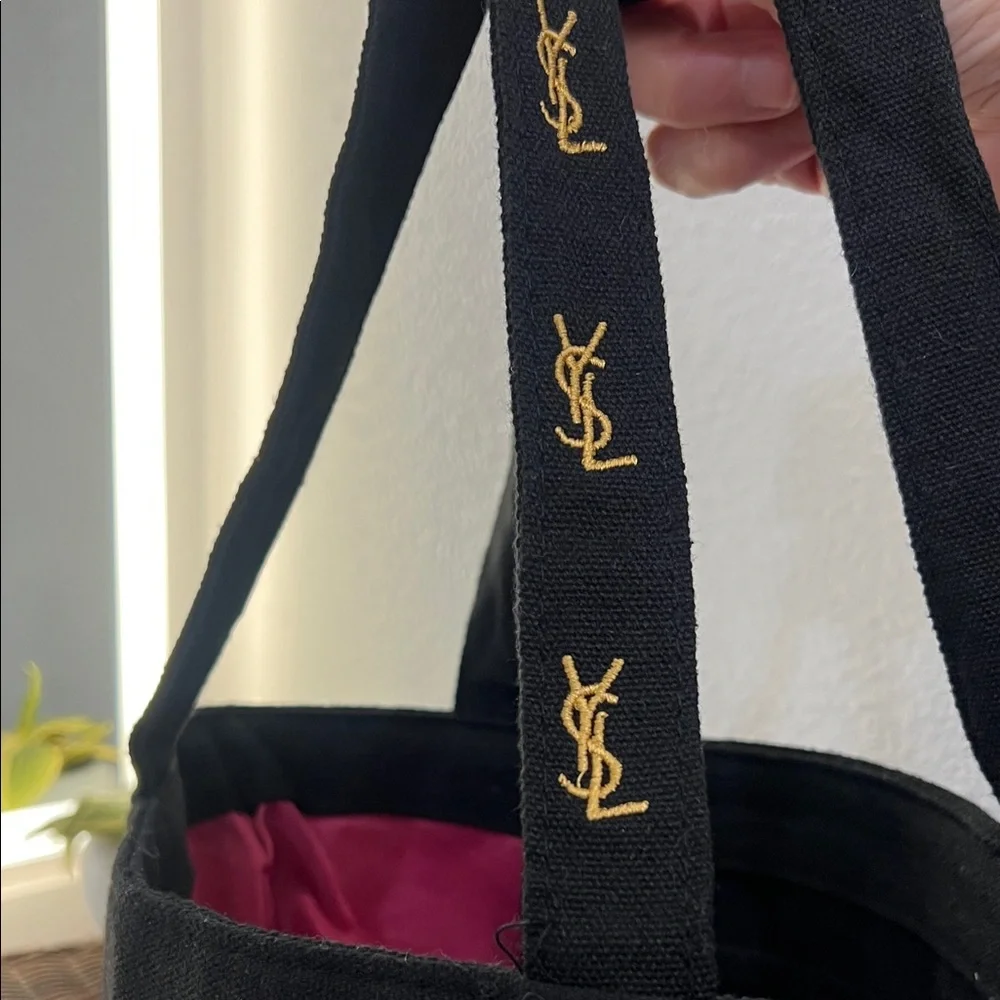 YSL Black Tote perfume Bag with Gold Logo - Picture 8 of 8